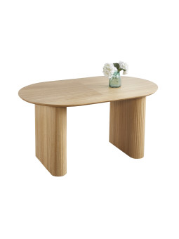 MESA COMEDOR OVAL EXTENSIBLE 150 - 190 - 230 CM PIETRA.