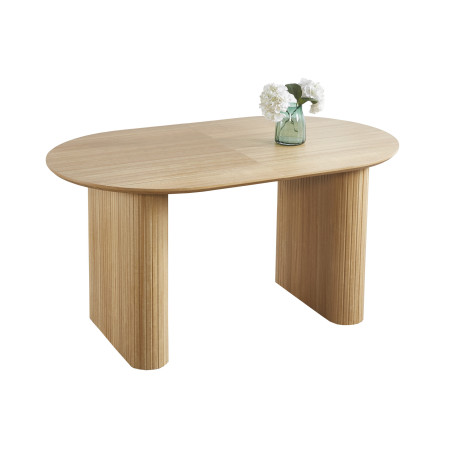 MESA COMEDOR OVAL EXTENSIBLE 150 - 190 - 230 CM PIETRA.