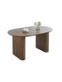 MESA COMEDOR OVAL EXTENSIBLE 150 - 190 - 230 CM PIETRA.