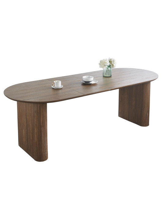 MESA COMEDOR OVAL EXTENSIBLE 150 - 190 - 230 CM PIETRA.
