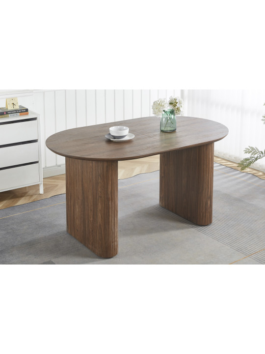 MESA COMEDOR OVAL EXTENSIBLE 150 - 190 - 230 CM PIETRA.