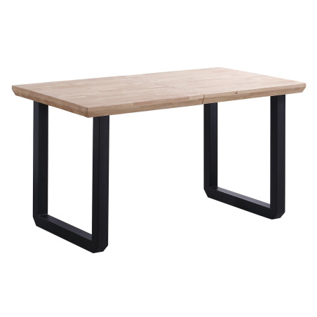 MESA COMEDOR EXTENSIBLE ROMA 140 - 180 - 220 x 80 CM ROBLE NORDISH / NEGRO, ROBLE/ BLANCO ,  HONEY / NEGRO.