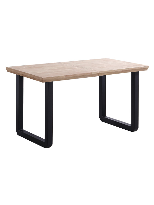 MESA COMEDOR EXTENSIBLE ROMA 140 - 180 - 220 x 80 CM ROBLE NORDISH / NEGRO, ROBLE/ BLANCO ,  HONEY / NEGRO.