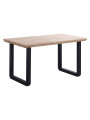 MESA COMEDOR EXTENSIBLE ROMA 140 - 180 - 220 x 80 CM ROBLE NORDISH / NEGRO, ROBLE/ BLANCO ,  HONEY / NEGRO.
