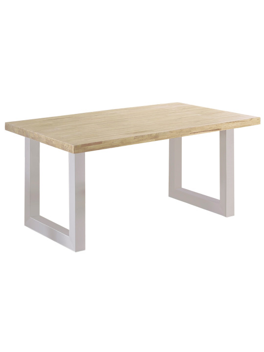 MESA EXTERIOR / TERRAZA LOFT OUTDOOR 160 x 90 CM ROBLE / BLANCO.