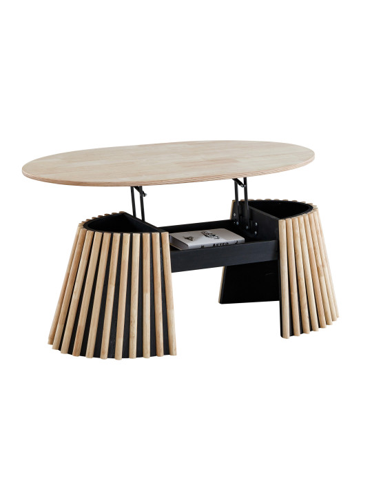 MESA CENTRO ELEVABLE GROVE 120 X 60 CM NORDISH