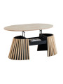MESA CENTRO ELEVABLE GROVE 120 X 60 CM NORDISH