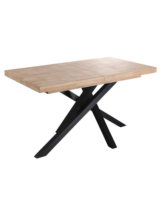 MESA COMEDOR EXTENSIBLE XENA 140 - 180 - 220 x 90 CM ROBLE  / NEGRO, ROBLE / BLANCO, NORDIRSH / NEGRO.
