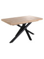 MESA COMEDOR EXTENSIBLE XENA 140 - 180 - 220 x 90 CM ROBLE  / NEGRO, ROBLE / BLANCO, NORDIRSH / NEGRO.