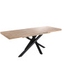MESA COMEDOR EXTENSIBLE XENA 140 - 180 - 220 x 90 CM ROBLE  / NEGRO, ROBLE / BLANCO, NORDIRSH / NEGRO.
