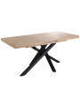 MESA COMEDOR EXTENSIBLE XENA 140 - 180 - 220 x 90 CM ROBLE  / NEGRO, ROBLE / BLANCO, NORDIRSH / NEGRO.