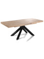 MESA COMEDOR EXTENSIBLE XENA 160 - 200 - 240 x 90 CM ROBLE  / NEGRO, BLANCO / ROBLE, NORDISH / NEGRO.