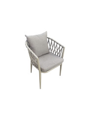 SILLON RODAS ALUMINIO GRIS / ALUMINIO OAK / GRIS  ( 4 UNIDADES )