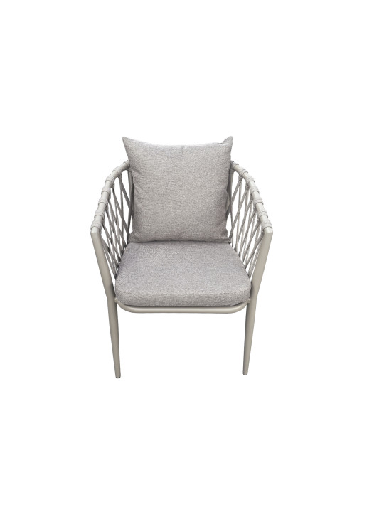 SILLON RODAS ALUMINIO GRIS / ALUMINIO OAK / GRIS  ( 4 UNIDADES )