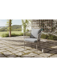 SILLON RODAS ALUMINIO GRIS / ALUMINIO OAK / GRIS  ( 4 UNIDADES )