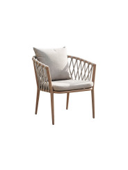 SILLON RODAS ALUMINIO GRIS / ALUMINIO OAK / GRIS  ( 4 UNIDADES )