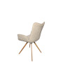 SILLA COMEDOR MIREIA TEJIDO GRIS / TEJIDO BEIGE. ( 2 UNIDADES )
