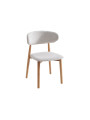 SILLA COMEDOR VERA BEIGE / NATURE , GRIS / NATURE. ( 2 UNIDADES )