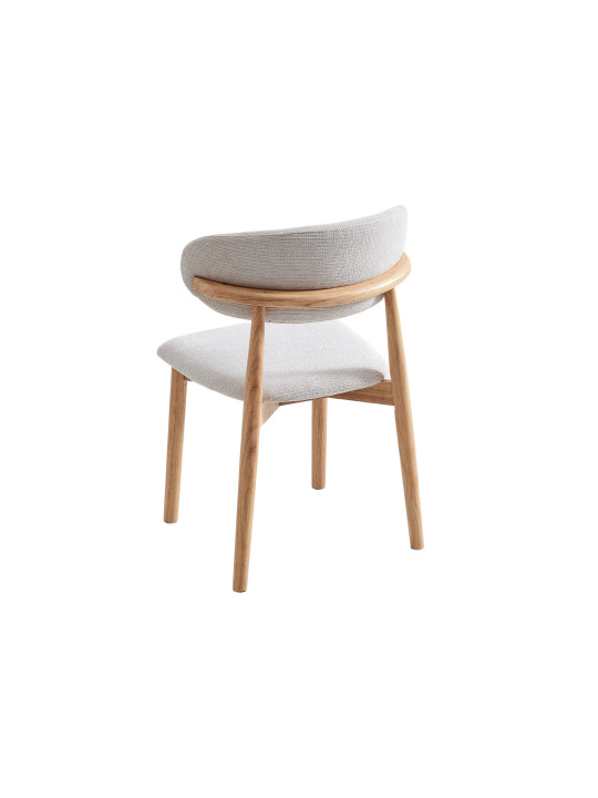 SILLA COMEDOR VERA BEIGE / NATURE , GRIS / NATURE. ( 2 UNIDADES )