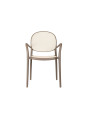 SILLON MASIA POLIPROPILENO TOPO / RATTAN ( 4 UNIDADES ).