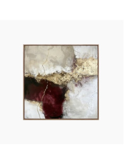 Cuadro Relieve Abstracto 80x80x3,5cm
