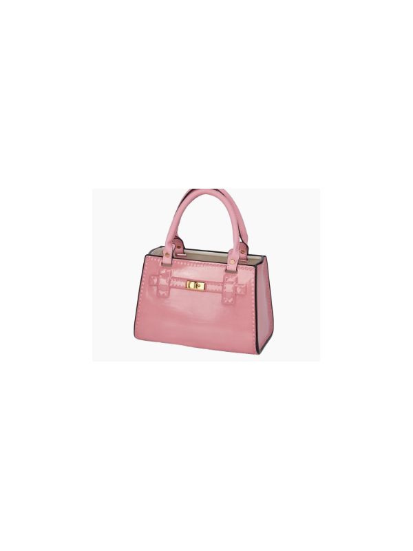 Figura ceramica Bolso Rosa 24x16x13,5cm