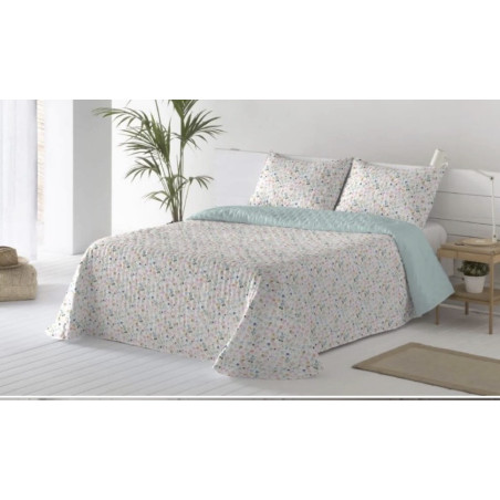 Colcha Modelo Flores Reversible