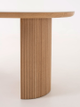 Mesa comedor chapa roble y porcelánico 200*90*75 cm