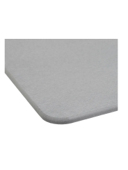 ALFOMBRA BAÑO DIATOMITA GRIS OSCURO 60 X 39 CM