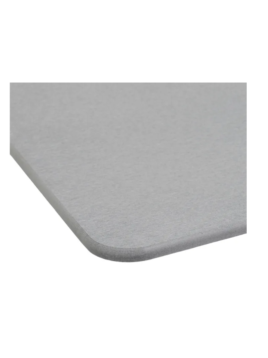 ALFOMBRA BAÑO DIATOMITA GRIS OSCURO 60 X 39 CM