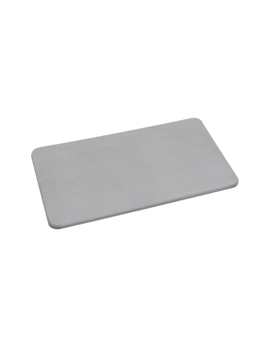 ALFOMBRA BAÑO DIATOMITA GRIS OSCURO 60 X 39 CM