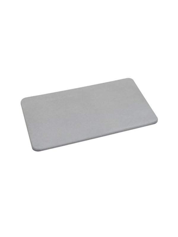 ALFOMBRA BAÑO DIATOMITA GRIS OSCURO 60 X 39 CM