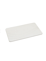 ALFOMBRA BAÑO DIATOMITA GRIS CLARO 60 X 39 CM