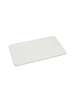 ALFOMBRA BAÑO DIATOMITA GRIS CLARO 60 X 39 CM