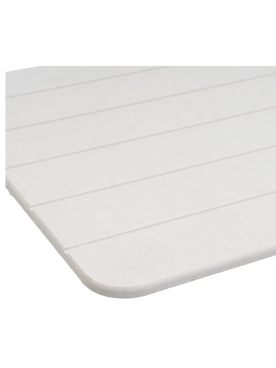 ALFOMBRA BAÑO DIATOMITA GRIS CLARO 60 X 39 CM