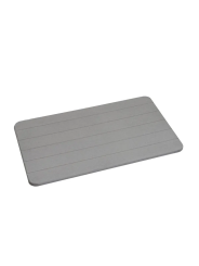ALFOMBRA BAÑO DIATOMITA GRIS OSCURO 60 X 39 CM