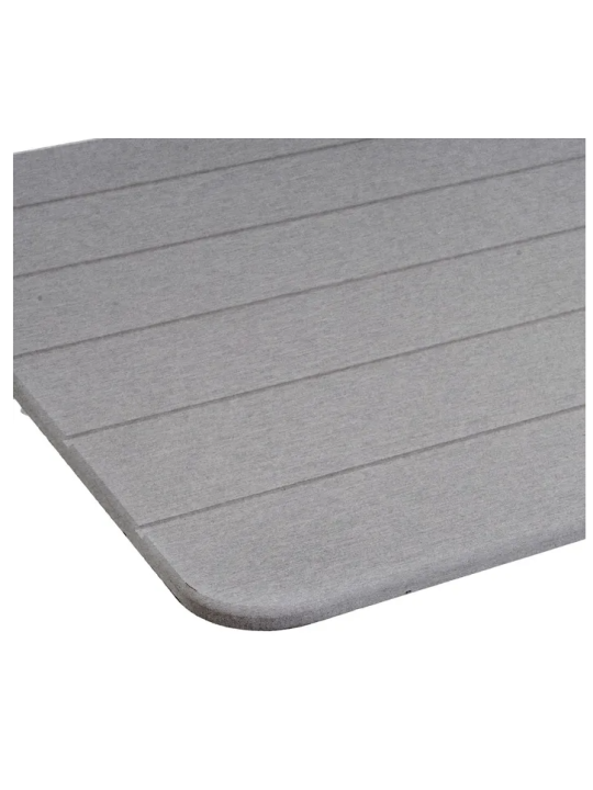ALFOMBRA BAÑO DIATOMITA GRIS OSCURO 60 X 39 CM