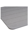 ALFOMBRA BAÑO DIATOMITA GRIS OSCURO 60 X 39 CM