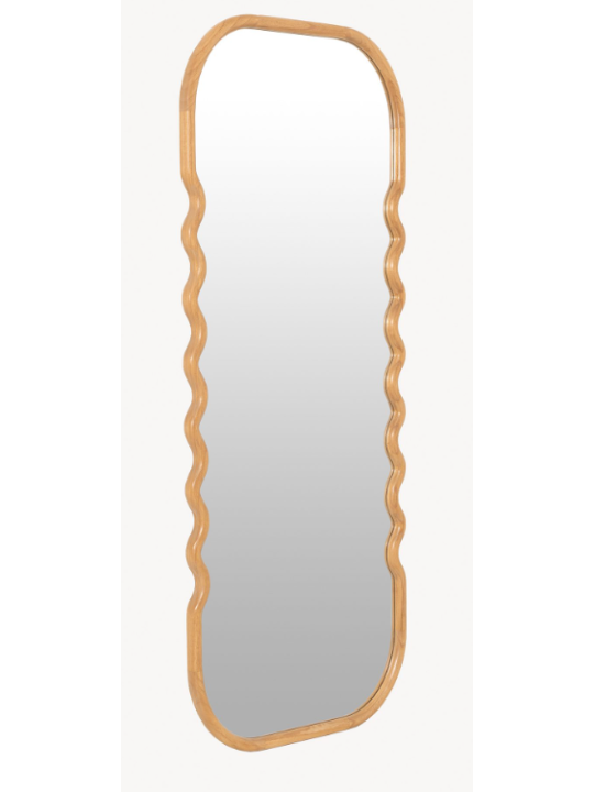 Espejo pared madera de roble 160*60 zigzag