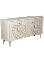 Aparador Madera Mango C/4 Puertas