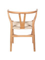 Silla C/brazos Madera Haya Natural Asiento de Cuerda