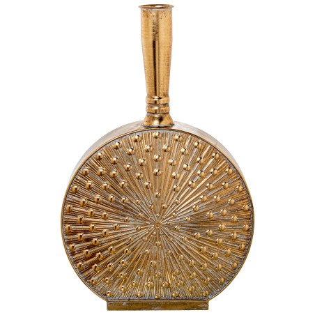 Jarrón Metal Dorado