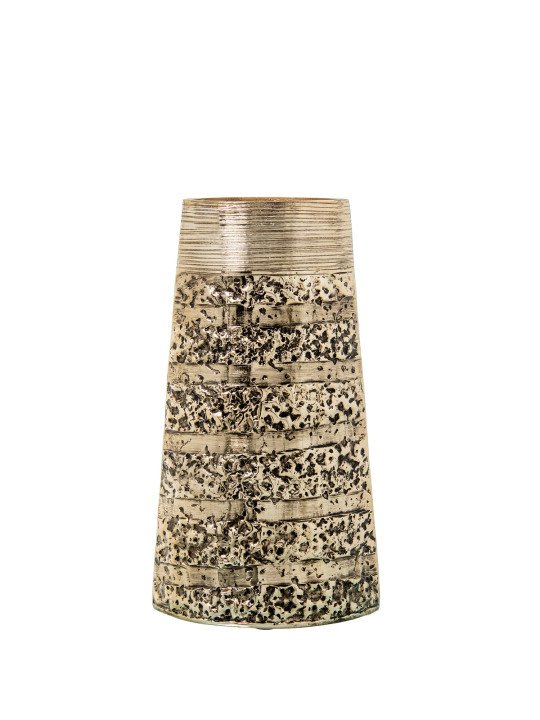 Jarrón Aluminio Dorado