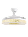 Ventilador Techo C/luz 4 Aspas Retráctiles Blanco Ethereal