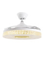 Ventilador Techo C/luz 4 Aspas Retráctiles Blanco Ethereal