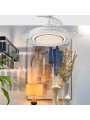 Ventilador Techo C/luz 3 Aspas Retráctiles Blanco Whisper