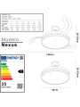 Ventilador Techo C/luz 3 Aspas Retráctiles Cromado Nexus