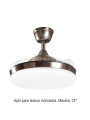 Ventilador Techo C/luz 3 Aspas Retráctiles Cromado Nexus