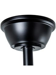 Ventilador Techo C/luz 4 Aspas Retráct. Negro/madera Aurora