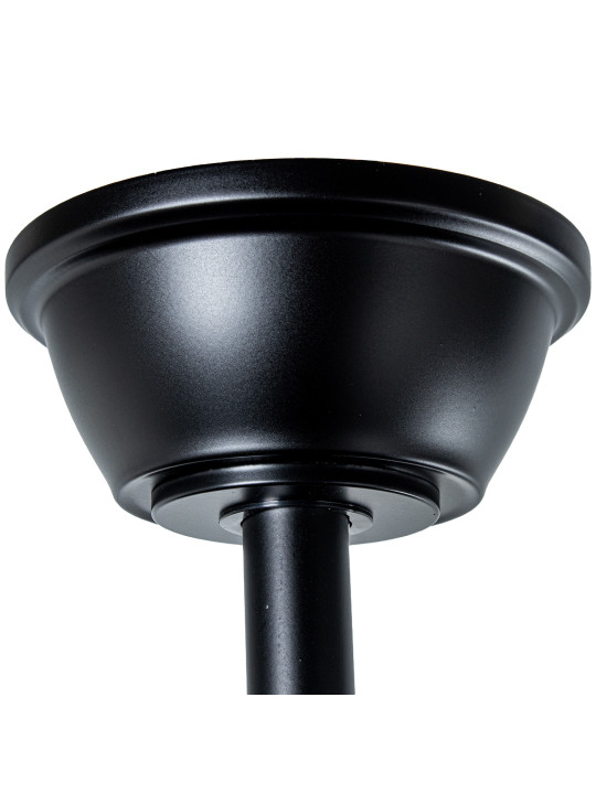 Ventilador Techo C/luz 4 Aspas Retráct. Negro/madera Aurora